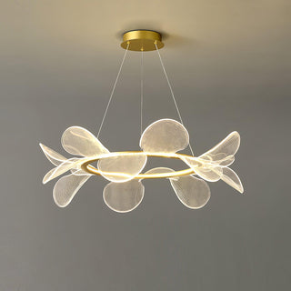 Lustra Lustre Bain Fleurs Volantes Acrylique