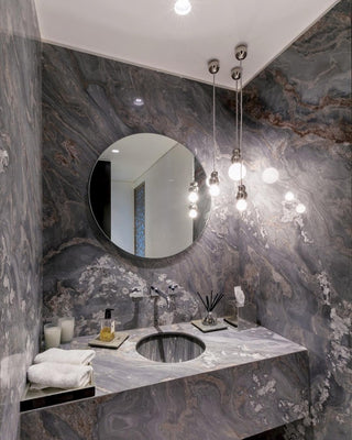 Bubbly Suspension en Verre Moderne