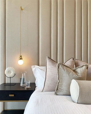 Bubbly Suspension en Verre Moderne