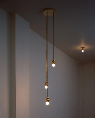 Bubbly Suspension en Verre Moderne
