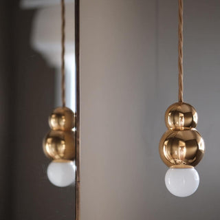 Bubbly Suspension en Verre Moderne