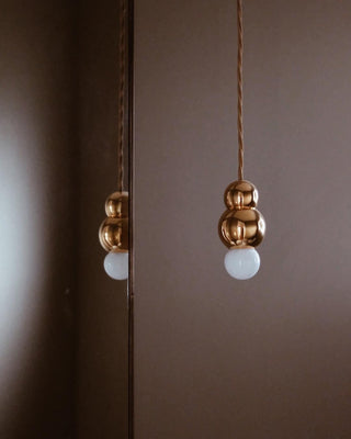 Bubbly Suspension en Verre Moderne
