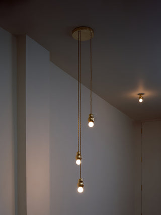 Bubbly Suspension en Verre Moderne