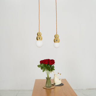 Bubbly Suspension en Verre Moderne