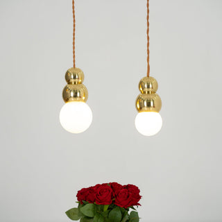 Bubbly Suspension en Verre Moderne