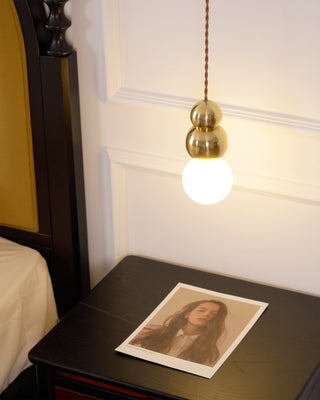 Bubbly Suspension en Verre Moderne