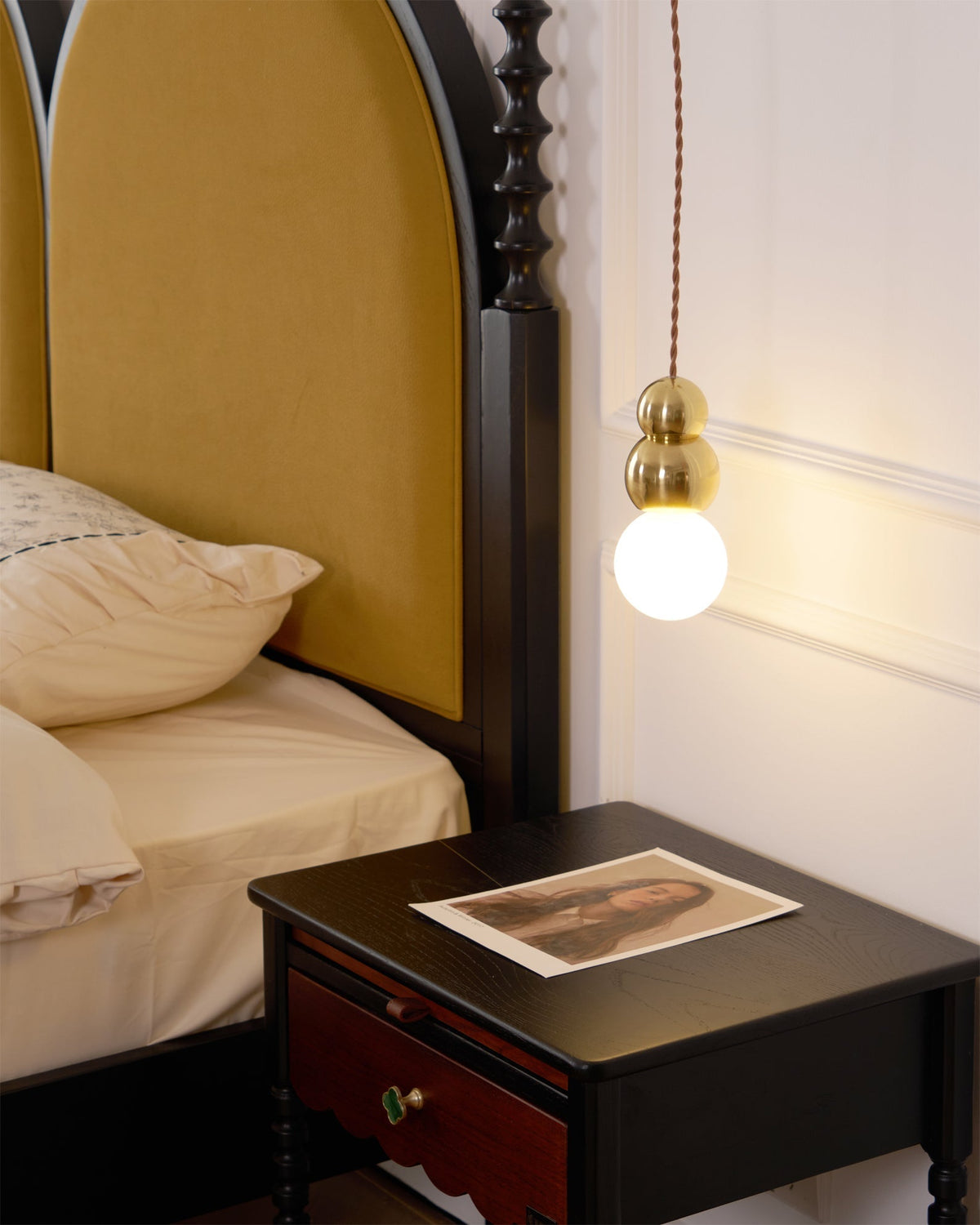 Bubbly Suspension en Verre Moderne