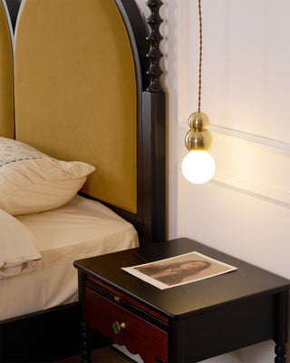 Bubbly Suspension en Verre Moderne