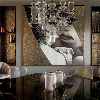Vionisis Suspension Lampe en Verre de Luxe