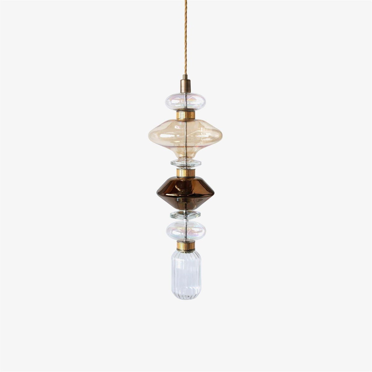 Vionisis Suspension Lampe en Verre de Luxe