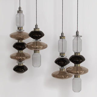 Vionisis Suspension Lampe en Verre de Luxe