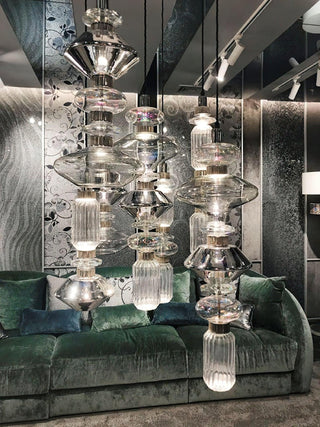Vionisis Suspension Lampe en Verre de Luxe