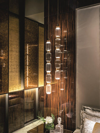 Vionisis Suspension Lampe en Verre de Luxe