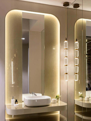 Vionisis Suspension Lampe en Verre de Luxe