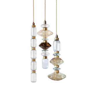 Vionisis Suspension Lampe en Verre de Luxe