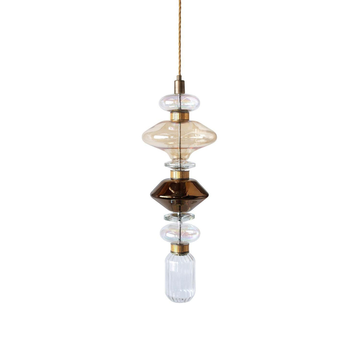 Vionisis Suspension Lampe en Verre de Luxe