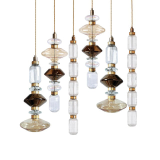 Vionisis Suspension Lampe en Verre de Luxe