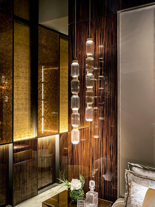 Vionisis Suspension Lampe en Verre de Luxe