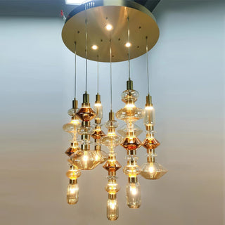 Vionisis Suspension Lampe en Verre de Luxe