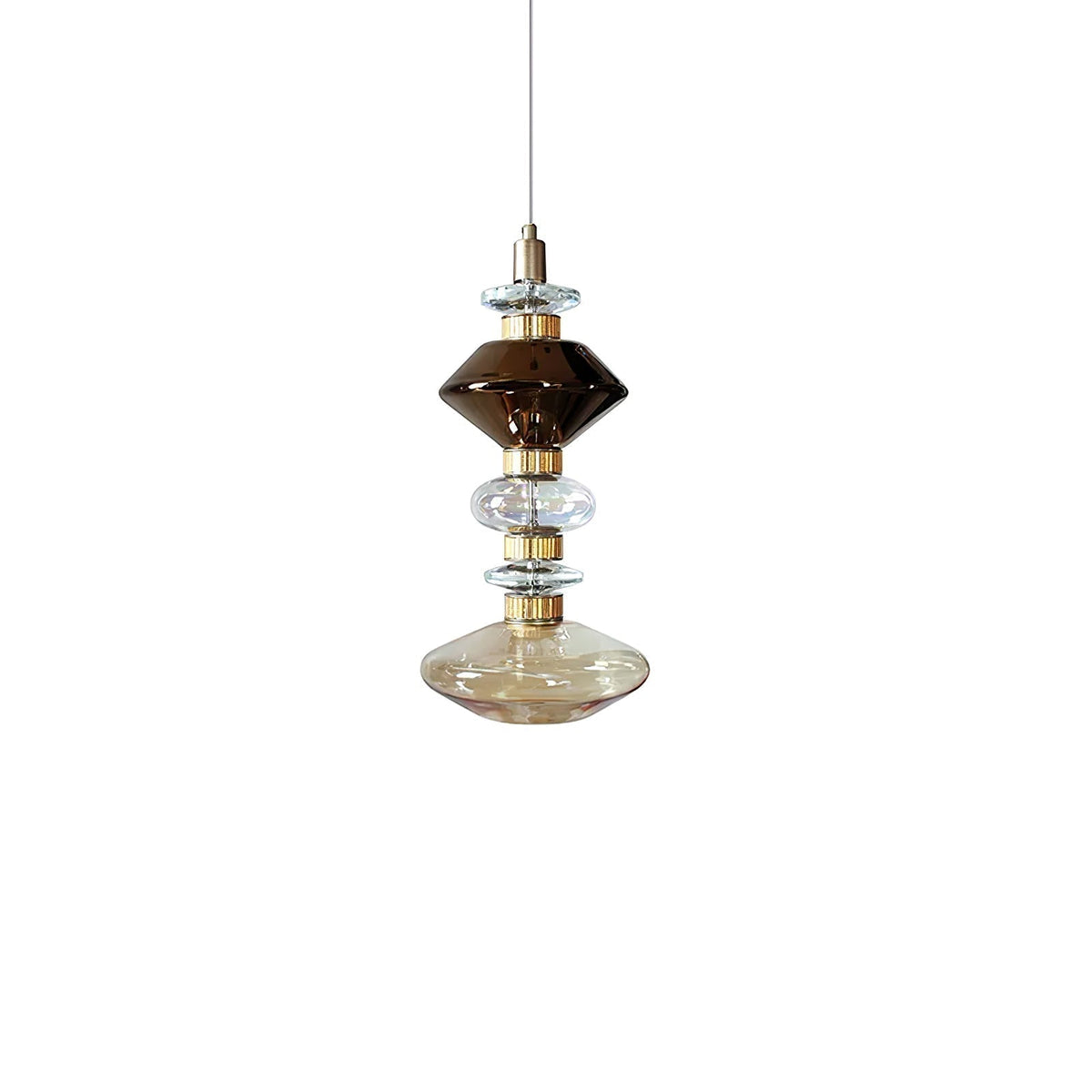 Vionisis Suspension Lampe en Verre de Luxe