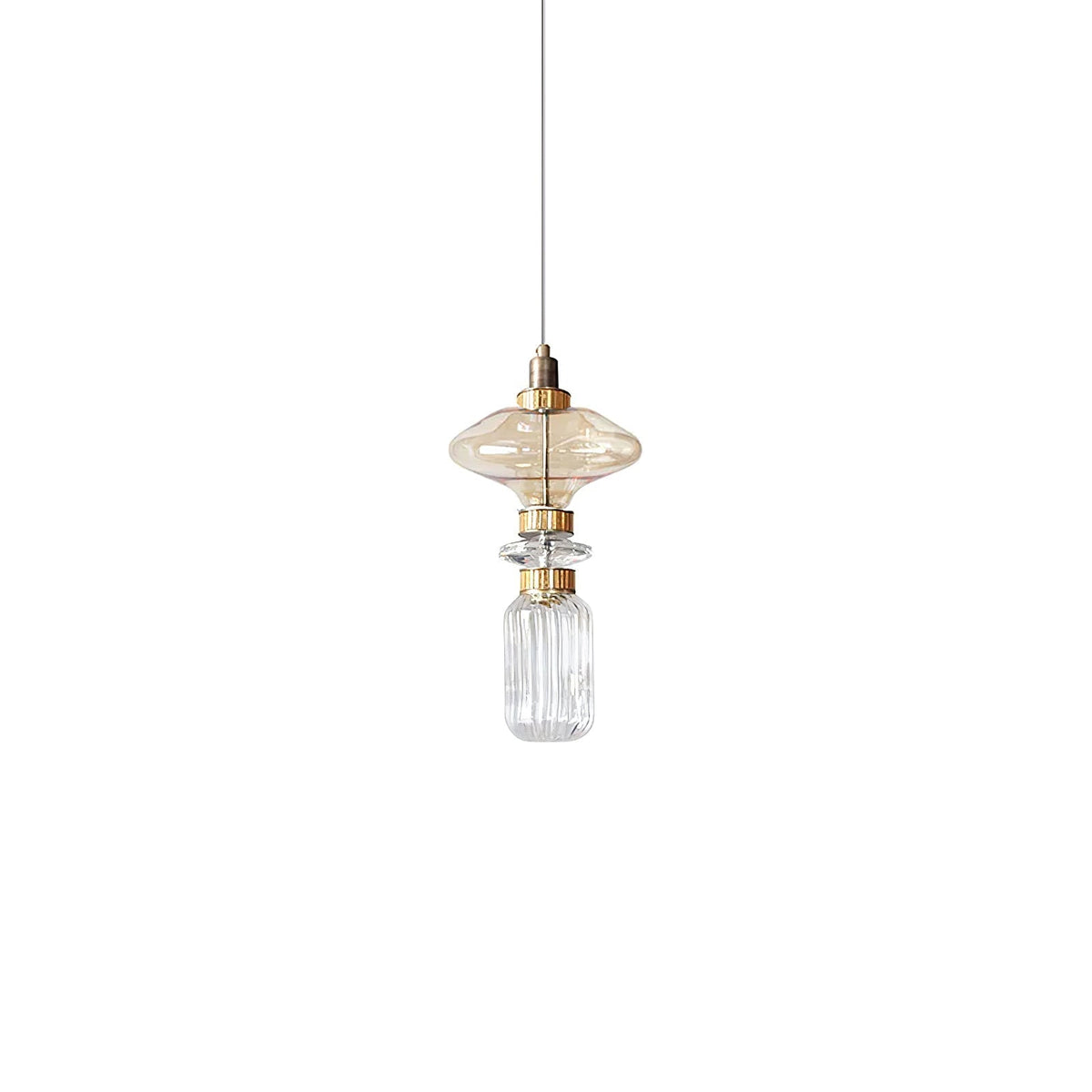 Vionisis Suspension Lampe en Verre de Luxe