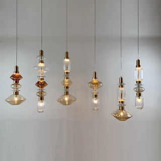 Vionisis Suspension Lampe en Verre de Luxe