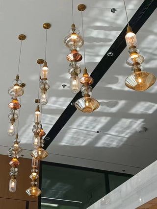 Vionisis Suspension Lampe en Verre de Luxe