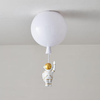 Iraeiel Plafonnier Glossy Unique en Forme de Ballon-Luire