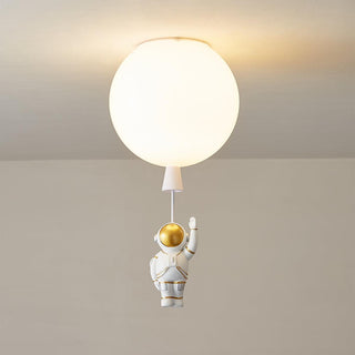Iraeiel Plafonnier Glossy Unique en Forme de Ballon-Luire