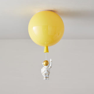 Iraeiel Plafonnier Glossy Unique en Forme de Ballon-Luire