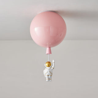 Iraeiel Plafonnier Glossy Unique en Forme de Ballon-Luire
