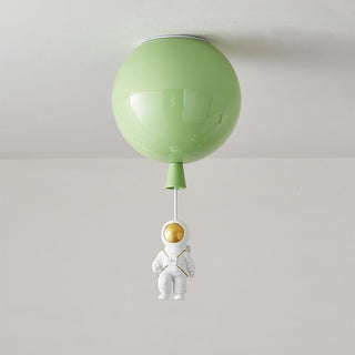 Iraeiel Plafonnier Glossy Unique en Forme de Ballon-Luire