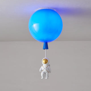 Iraeiel Plafonnier Glossy Unique en Forme de Ballon-Luire