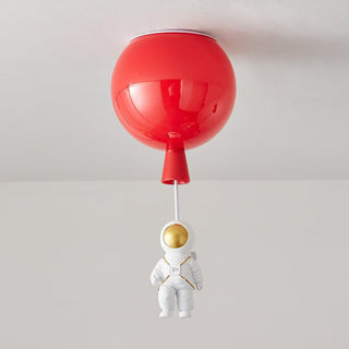 Iraeiel Plafonnier Glossy Unique en Forme de Ballon-Luire