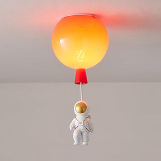 Iraeiel Plafonnier Glossy Unique en Forme de Ballon-Luire