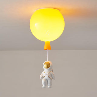 Iraeiel Plafonnier Glossy Unique en Forme de Ballon-Luire