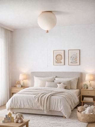 Balloon Dream Glass Ceiling Light-Neutral Decor
