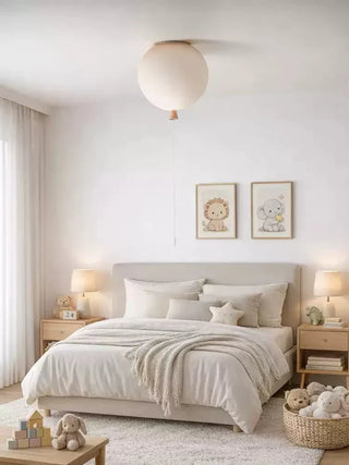Balloon Dream Glass Ceiling Light-Neutral Decor