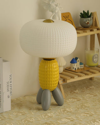 Abigail Modern Glass Table Lamp-Neutral Decor