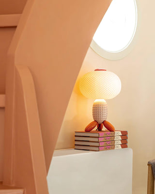 Abigail Modern Glass Table Lamp-Neutral Decor