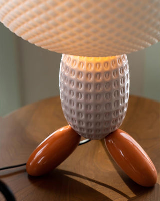 Abigail Modern Glass Table Lamp-Neutral Decor