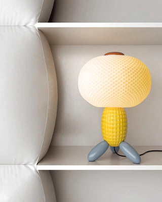 Abigail Modern Glass Table Lamp-Neutral Decor