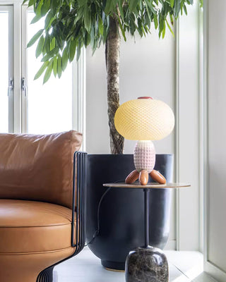 Abigail Modern Glass Table Lamp-Neutral Decor