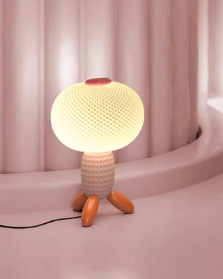 Abigail Modern Glass Table Lamp-Neutral Decor
