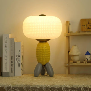 Abigail Modern Glass Table Lamp-Neutral Decor