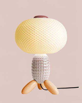 Abigail Modern Glass Table Lamp-Neutral Decor