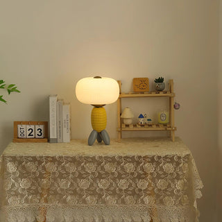 Abigail Modern Glass Table Lamp-Neutral Decor
