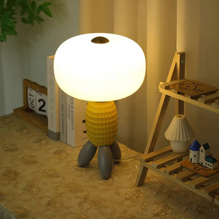 Abigail Modern Glass Table Lamp-Neutral Decor