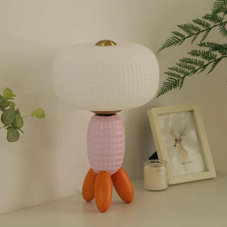 Abigail Modern Glass Table Lamp-Neutral Decor
