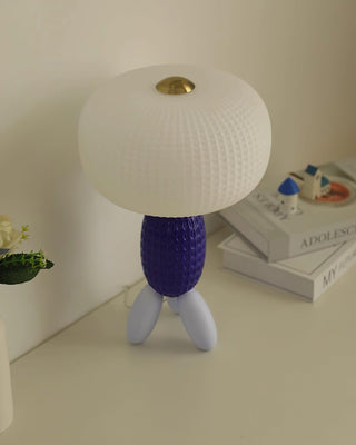 Abigail Modern Glass Table Lamp-Neutral Decor